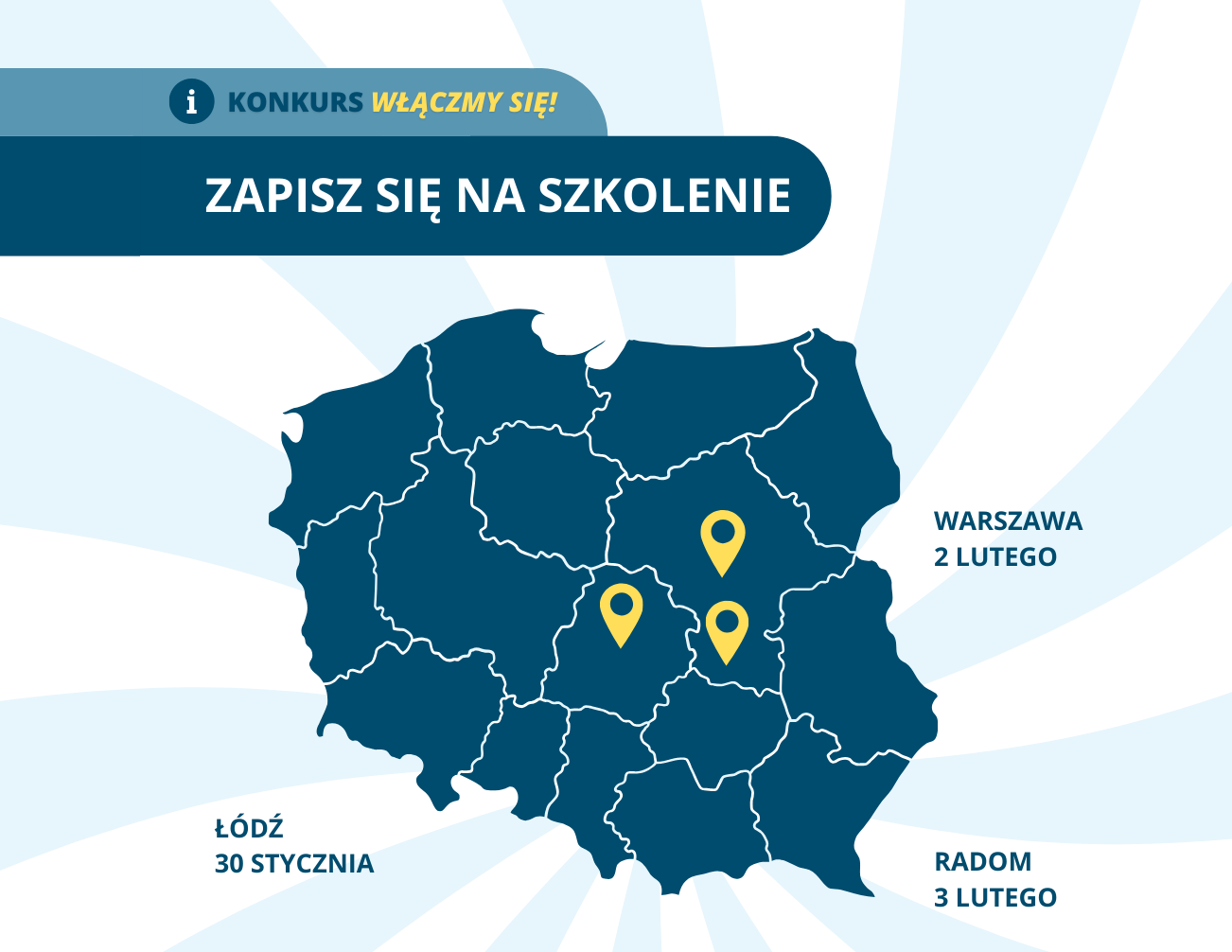 Spotkania informacyjno-warsztatowe dotyczące konkursu grantowego „Włączmy się!”